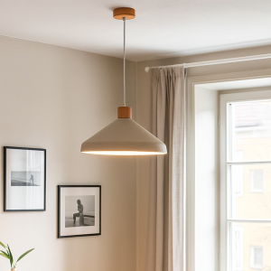 Suspension beige rustique, Freddie