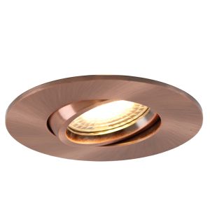 Spot encastré salle de bain cuivre moderne, Jill, IP44