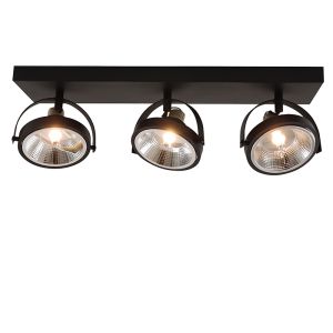Plafonnier noir moderne, Morris