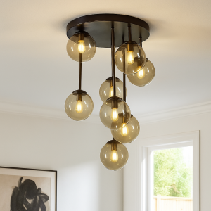 Plafonnier vert design, Stacy