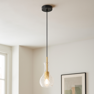 Suspension transparente design, Danny