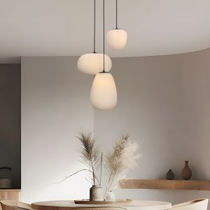 Suspension blanche moderne, Davide