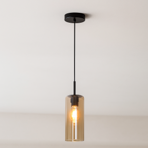 Suspension table à manger ambre moderne, Gaya