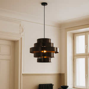 Suspension marronne rustique, Jana