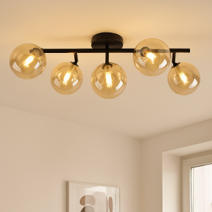 Plafonnier ambre design, Remo