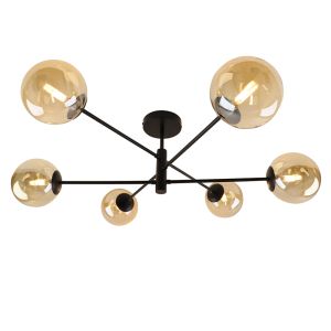 Plafonnier ambre design, Remo
