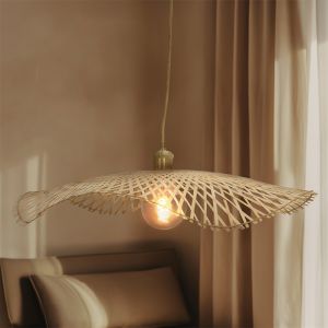 Suspension en bambou marronne, Romee
