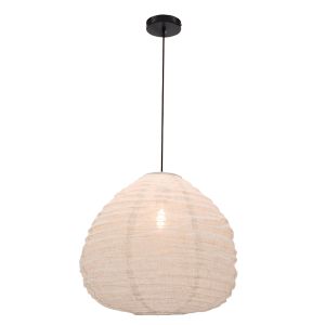 Suspension beige rustique, Leila