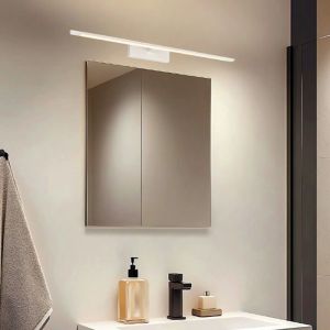 Éclairage miroir blanc moderne, Steffy, 8W, 3000K LED, IP44