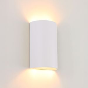 Applique murale blanche moderne, Perry