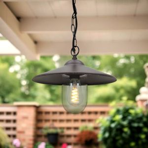 Luminaire extérieur couleur rouille classique, Maxx, IP44