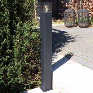 Luminaire extérieur noir moderne, Sanel, IP44