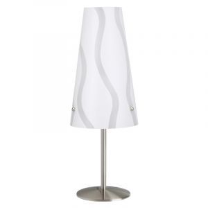 Lampe de table blanche en plastique, Nayra
