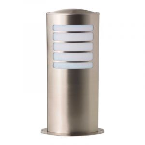 Luminaire extérieur chromé en métal, Alea, IP44