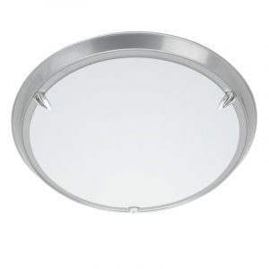 Plafonnier gris en verre, Elene