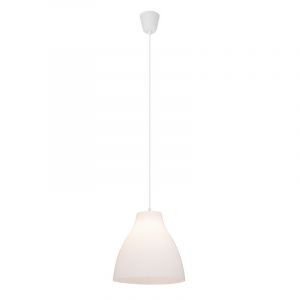 Suspension blanche en plastique, Paco