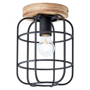 Plafonnier en bois noir, Taede