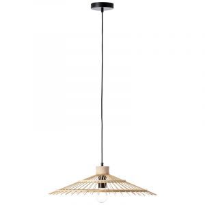 Suspension en bois noire, Idris