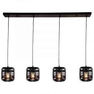 Suspension en bois noire, Deacon
