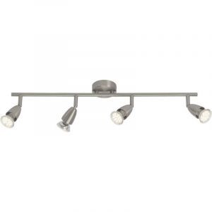 Plafonnier chromé en métal, Keysha, 3W, 3000K LED