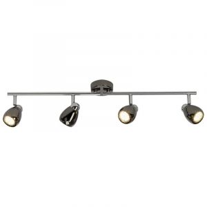 Plafonnier noir en métal, Khadra, 3W, 3000K LED