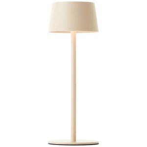 Lampe de table extérieur beige moderne, Petter, 2W, 3000K LED, IP44, gradable en 3 étapes