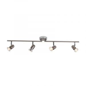 Spot plafond chromé en métal, Wietse, 7W, 3000K LED