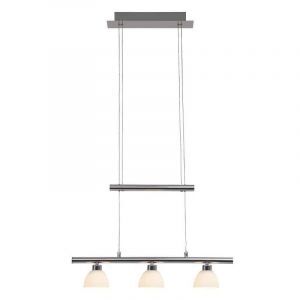 Suspension chromée en verre, Tromp, 5W, 3000K LED, avec variateur tactile