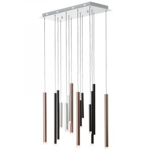 Suspension marronne moderne, Olivia, 4W, 3000K LED