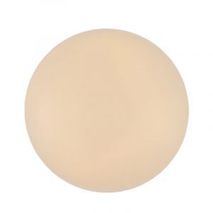 Plafonnier avec capteur blanc en plastique, Djalissa, 12W, 3000K LED, IP44