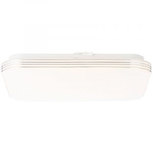 Plafonnier blanc design, Isa, 24W, 3000K LED