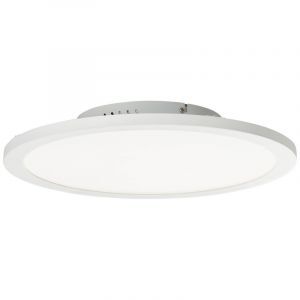 Lampe plafond blanche moderne, Bonny, 24W, couleur réglable LED, avec télécommande