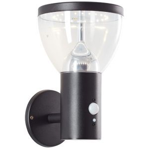 Applique solaire extérieur noire moderne, Saar, 3W, 3000K LED, IP44