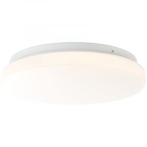 Lampe plafond blanche en plastique, Julie, 12W, 3000K LED