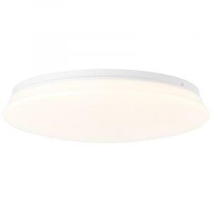 Plafonnier avec capteur blanc en plastique, Julie, 18W, 3000K LED