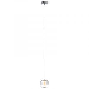 Suspension chromée design, Emmely, 7W, 3000K LED