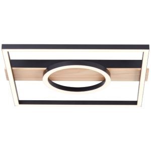 Lampe plafond marronne design, Konrad, 20W, 3000K LED
