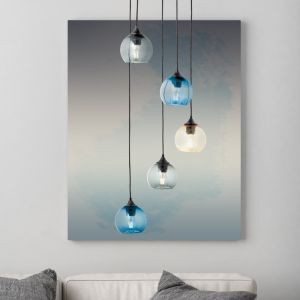 Suspension multicolore design, Quinton
