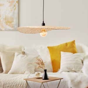Suspension en bois beige, Georgina