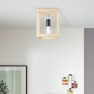Plafonnier en bois noir, Esraa
