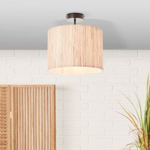Plafonnier beige rustique, Wenda
