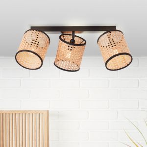 Spot plafond beige rustique, Emmelie