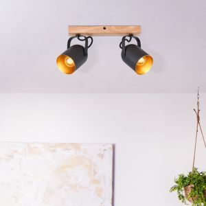 Spot plafond en bois doré, Veroniek