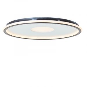 Lampe plafond blanche moderne, Vesna, 44W, 3000K LED, gradable en 3 étapes