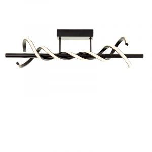 Plafonnier noir moderne, Quang, 16W, 3000K LED