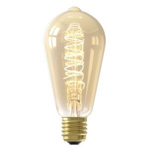 Calex ampoule LED Edison E27 gradable ambre, 3,8W, 2100K