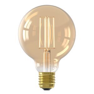 Calex ampoule filament E27 gradable ambre, 4,5W, 2100K