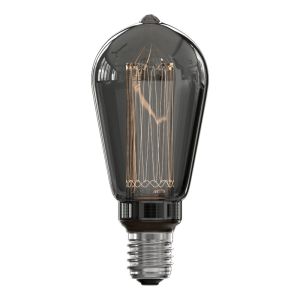 Calex ampoule LED Edison E27 gradable gris, 3,5W, 2000K