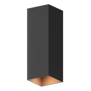Applique up and down en aluminium noire, Dion, 8W, 3000K LED, IP54