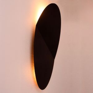 Applique murale noire moderne, Lizan